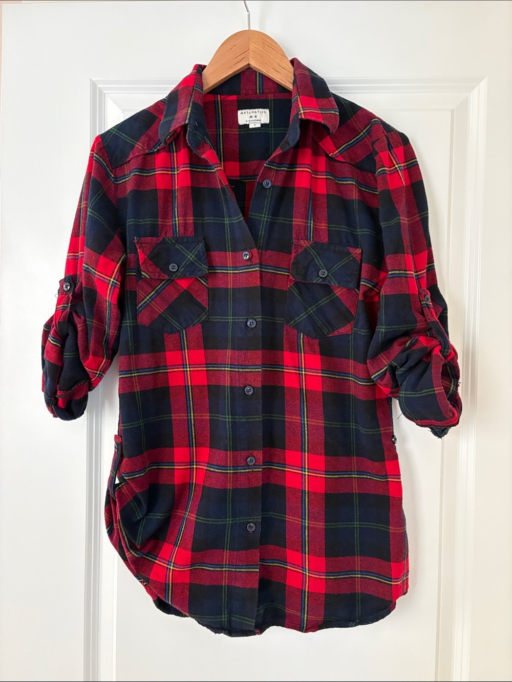 J.CREW Matchstick Plaid Button-Up Shirt
